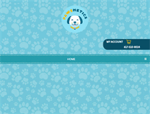 Tablet Screenshot of pawsmetics.com